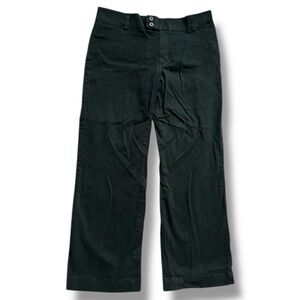 Vintage Y2K Lee Black Chino Mid Rise Straight Leg Pants Women’s Size 12 Petite